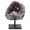 8.2kg Amethyst Druze Cluster on Rotating Stand DS2942 2 Amethyst Druze Cluster on Rotating Stand DS2942 | Crystal Factory