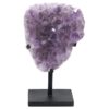 Amethyst Druze Cluster on Rotating Stand DS2943 | Crystal Factory