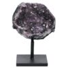 Amethyst Druze Cluster on Rotating Stand DS2945 | Crystal Factory