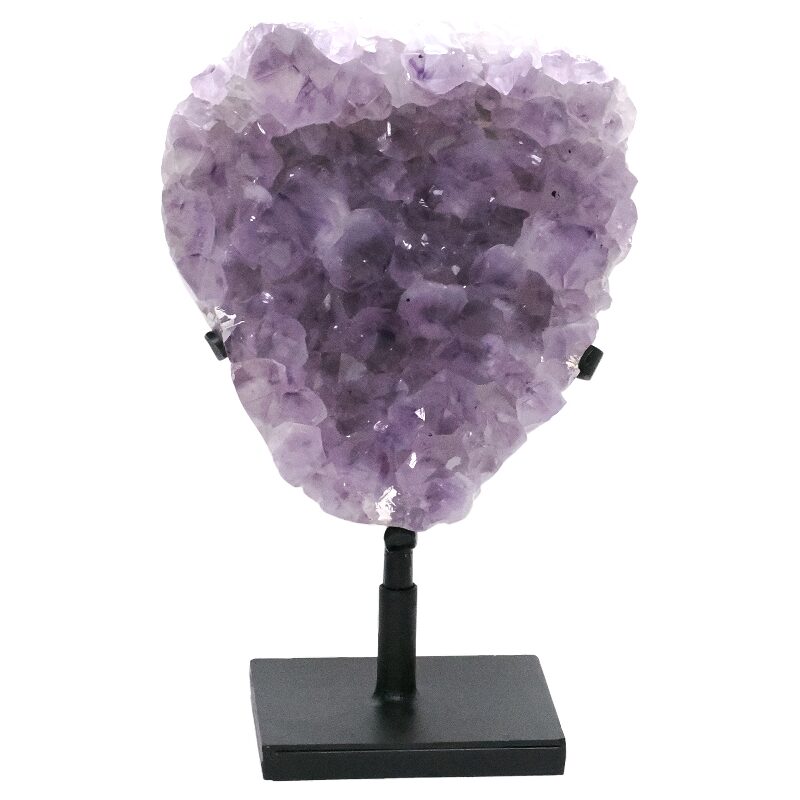 5kg Amethyst Druze Cluster on Rotating Stand DS2946 3 Amethyst Druze Cluster on Rotating Stand DS2946 | Crystal Factory
