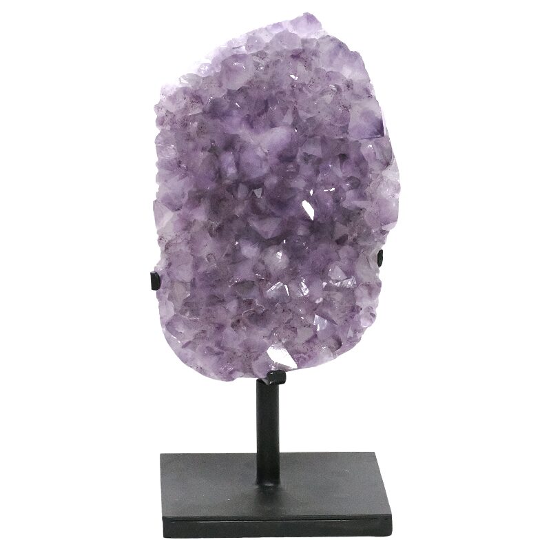 5.5kg Amethyst Druze Cluster on Rotating Stand DS2947 3 Amethyst Druze Cluster on Rotating Stand DS2947 | Crystal Factory