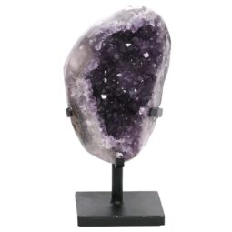 Amethyst Druze Cluster on Rotating Stand DS2952 | Crystal Factory