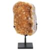 10kg Citrine Cluster on Metal Stand DS2953 1 Citrine Cluster on Metal Stand DS2953 | Crystal Factory