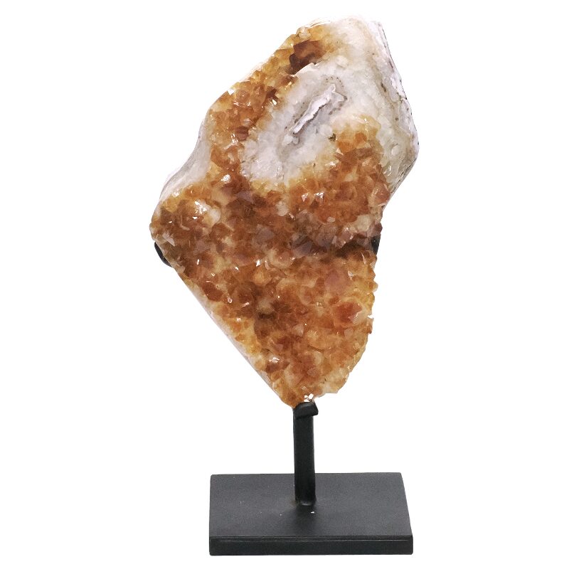 8.4kg Citrine Cluster on Metal Stand DS2954 3 Citrine Cluster on Metal Stand DS2954 | Crystal Factory