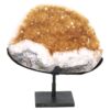 Citrine Cluster on Metal Stand DS2955 | Crystal Factory