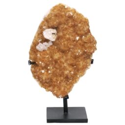 Citrine Cluster on Metal Stand DS2957 | Crystal Factory