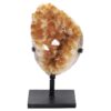 8.2kg Citrine Cluster on Metal Stand DS2959 2 Citrine Cluster on Metal Stand DS2959 | Crystal Factory