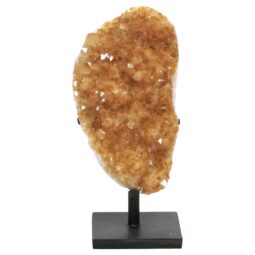 Citrine Cluster on Metal Stand DS2964 | Crystal Factory