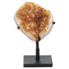 3.4kg Citrine Cluster on Metal Stand DS2967 2 Citrine Cluster on Metal Stand DS2967 | Crystal Factory