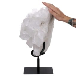 Clear Quartz Cluster on Stand DS2973 | Crystal Factory