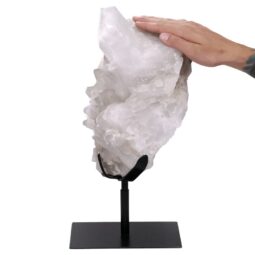 Clear Quartz Cluster on Stand DS2976 | Crystal Factory