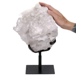 Clear Quartz Cluster on Stand DS2977 | Crystal Factory