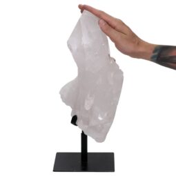 Clear Quartz Cluster on Stand DS2978 | Crystal Factory