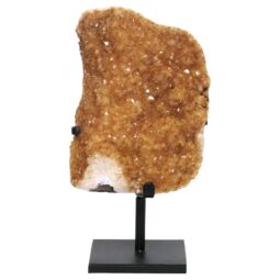 Citrine Cluster on Metal Stand DS2981 | Crystal Factory
