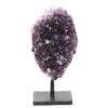 6.2kg Amethyst Druze Cluster on Rotating Stand DS2984 1 Amethyst Druze Cluster on Rotating Stand DS2984 | Crystal Factory