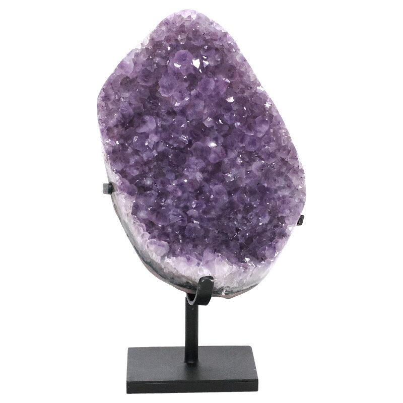 9.5kg Amethyst Druze Cluster on Rotating Stand DS2987 3 Amethyst Druze Cluster on Rotating Stand DS2987 | Crystal Factory