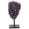5.9kg Amethyst Druze Cluster on Rotating Stand DS2988 1 Amethyst Druze Cluster on Rotating Stand DS2988 | Crystal Factory