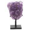 4.6kg Amethyst Druze Cluster on Rotating Stand DS2990 2 Amethyst Druze Cluster on Rotating Stand DS2990 | Crystal Factory