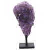 4.8kg Amethyst Druze Cluster on Rotating Stand DS2991 2 Amethyst Druze Cluster on Rotating Stand DS2991 | Crystal Factory
