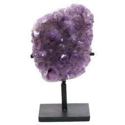 Amethyst Druze Cluster on Rotating Stand DS2996 | Crystal Factory