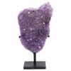 10kg Amethyst Druze Cluster on Rotating Stand DS3000 2 Amethyst Druze Cluster on Rotating Stand DS3000 | Crystal Factory