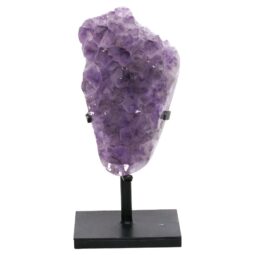 Amethyst Druze Cluster on Rotating Stand DS3002 | Crystal Factory
