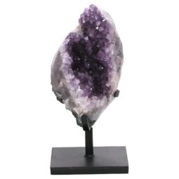 Amethyst Druze Cluster on Rotating Stand DS3003 | Crystal Factory