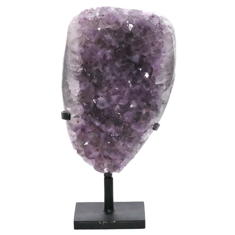 7kg Amethyst Druze Cluster on Rotating Stand DS3007 3 Amethyst Druze Cluster on Rotating Stand DS3007 | Crystal Factory