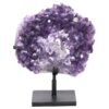 Amethyst Druze Cluster on Rotating Stand DS3009 | Crystal Factory