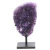 7.3kg Amethyst Druze Cluster on Rotating Stand DS3010 1 Amethyst Druze Cluster on Rotating Stand DS3010| Crystal Factory