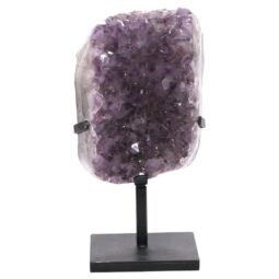 Amethyst Druze Cluster on Rotating Stand DS3012 | Crystal Factory