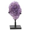 3.3kg Amethyst Druze Cluster on Rotating Stand DS3016 1 Amethyst Druze Cluster on Rotating Stand DS3016 | Crystal Factory
