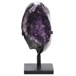 Amethyst Druze Cluster on Rotating Stand DS3017 | Crystal Factory