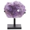 3.8kg Amethyst Druze Cluster on Rotating Stand DS3019 1 Amethyst Druze Cluster on Rotating Stand DS3019 | Crystal Factory