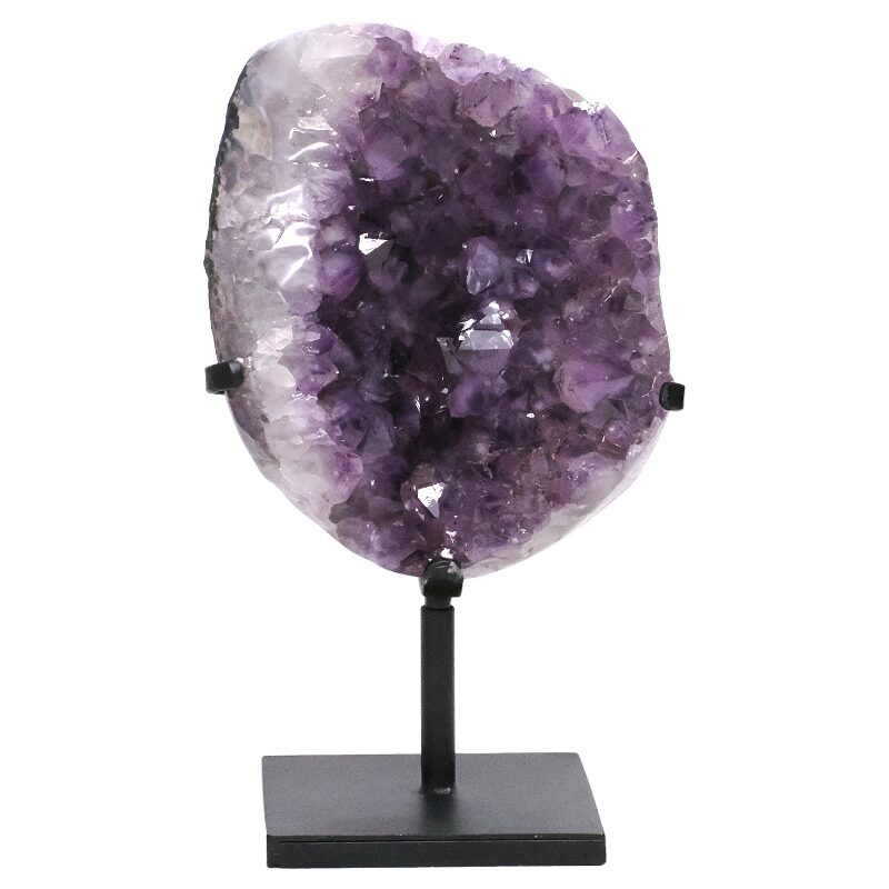 8kg Amethyst Druze Cluster on Rotating Stand DS3020 3 Amethyst Druze Cluster on Rotating Stand DS3020 | Crystal Factory