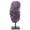 Amethyst Druze Cluster on Rotating Stand DS3022 | Crystal Factory