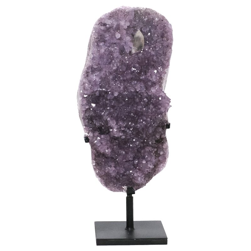 11.3kg Amethyst Druze Cluster on Rotating Stand DS3022 3 Amethyst Druze Cluster on Rotating Stand DS3022 | Crystal Factory