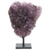 Amethyst Druze Cluster on Rotating Stand DS3024 | Crystal Factory