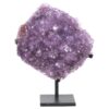 13.3kg Amethyst Druze Cluster on Rotating Stand DS3027 2 Amethyst Druze Cluster on Rotating Stand DS3027 | Crystal Factory
