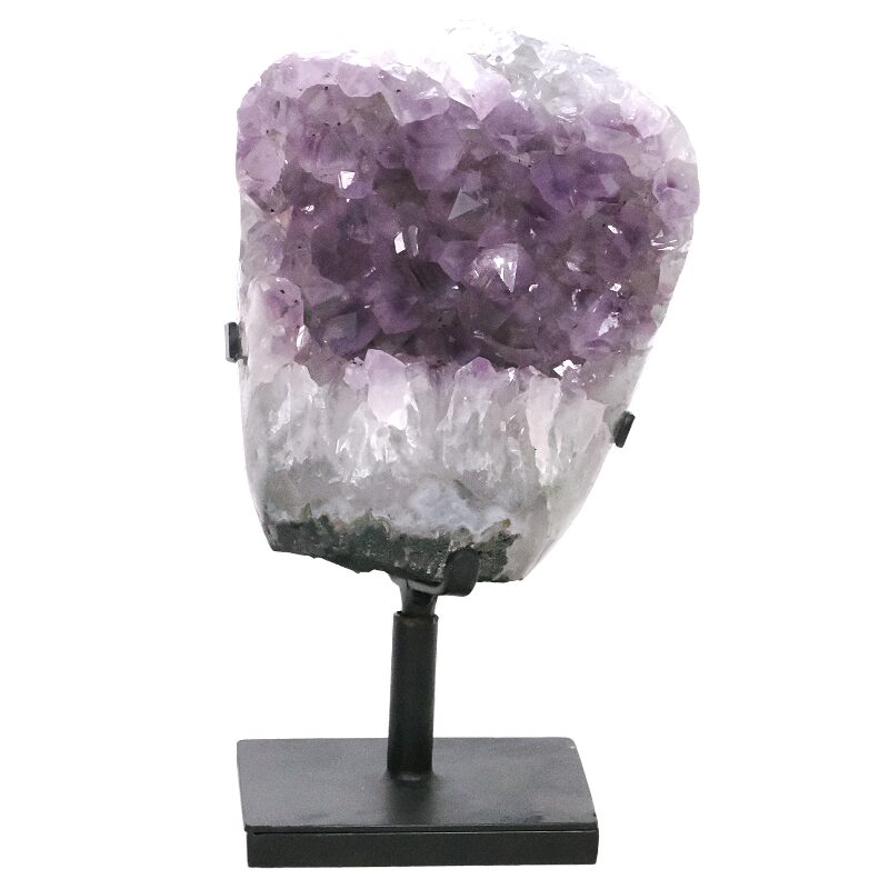 4.5kg Amethyst Druze Cluster on Rotating Stand DS3032 3 Amethyst Druze Cluster on Rotating Stand DS3032 | Crystal Factory