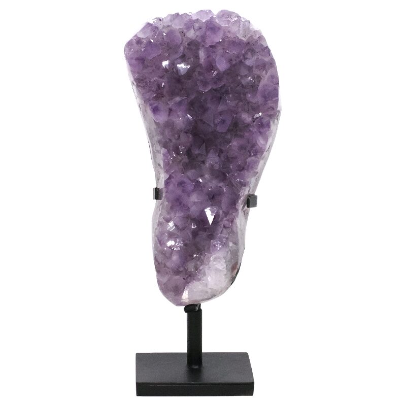 6kg Amethyst Druze Cluster on Rotating Stand DS3037 3 Amethyst Druze Cluster on Rotating Stand DS3037 | Crystal Factory