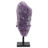 5.8kg Amethyst Druze Cluster on Rotating Stand DS3044 1 Amethyst Druze Cluster on Rotating Stand DS3044 | Crystal Factory