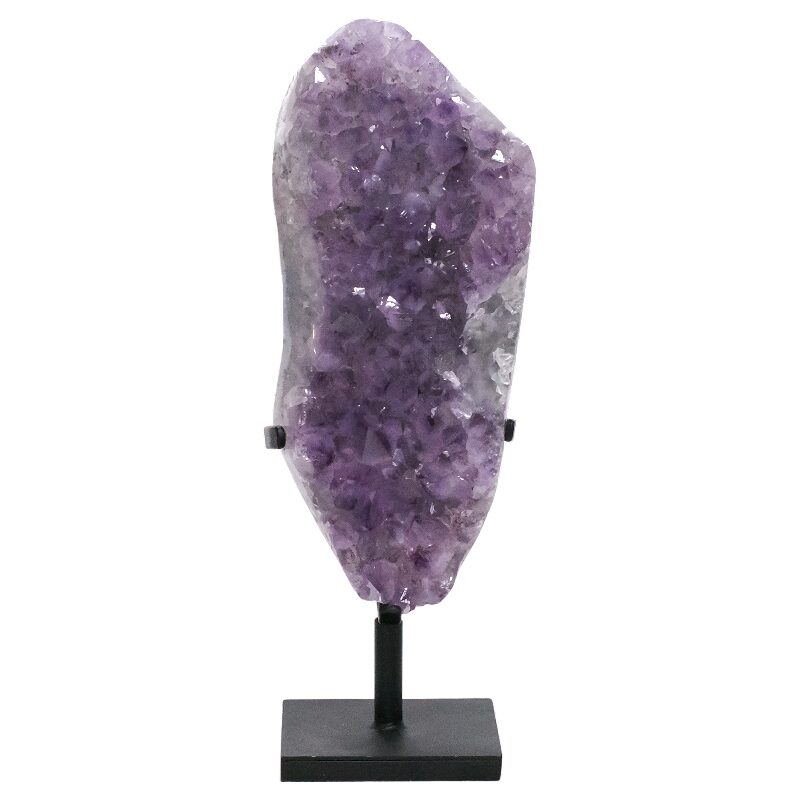 5.8kg Amethyst Druze Cluster on Rotating Stand DS3044 3 Amethyst Druze Cluster on Rotating Stand DS3044 | Crystal Factory