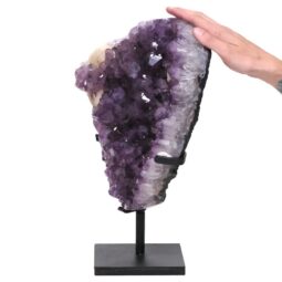 10kg Amethyst Druze Cluster on Rotating Stand DS3051 5 Amethyst Druze Cluster on Rotating Stand DS3051 | Crystal Factory