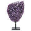 10.1kg Amethyst Druze Cluster on Rotating Stand DS3053 1 Amethyst Druze Cluster on Rotating Stand DS3053 | Crystal Factory