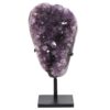 8.7kg Amethyst Druze Cluster on Rotating Stand DS3060 1 Amethyst Druze Cluster on Rotating Stand DS3060 | Crystal Factory