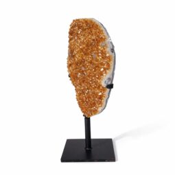 Citrine Cluster on Metal Stand DS3063 | Crystal Factory