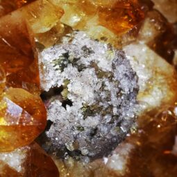 Citrine Cluster on Metal Stand DS3063 | Crystal Factory