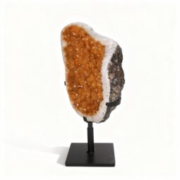 Citrine Cluster on Metal Stand DS3065 | Crystal Factory