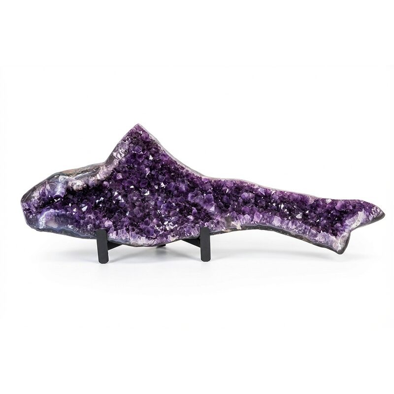 23.6kg Amethyst Cluster – Shark Formation DS3067 3 Amethyst Cluster – Shark Formation DS3067 | Crystal Factory